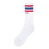 1 Pack Striped Crew Sock