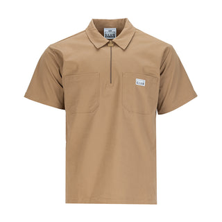 Half Zip Stretch Work Shirt - Mens