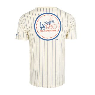 Dodgers Pinstripe Mesh Back Tee - Mens