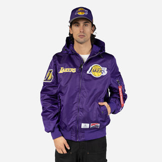 Lakers Alpha Bomber Jacket - Mens