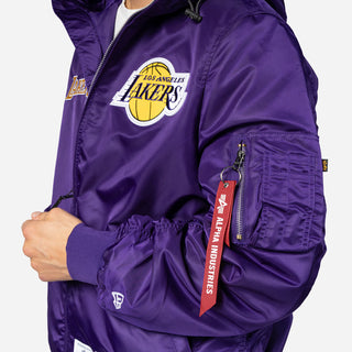 Lakers Alpha Bomber Jacket - Mens