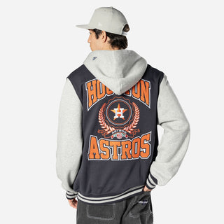 Astros Snap Front Fleece Jacket - Mens