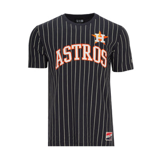 Astros Chrome Pinstripe Tee - Mens