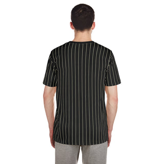 Marlins Chrome Pinstripe Tee - Mens