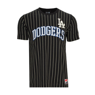 Dodgers Chrome Pinstripe Tee - Mens