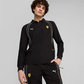 Ferrari Race Long Sleeve Polo - Mens