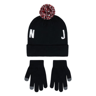 Youth HBR Pom Beanie & Glove Set