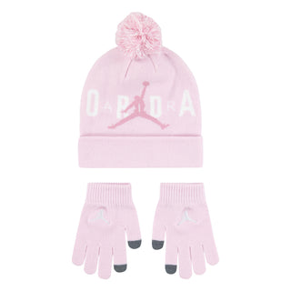 Youth HBR Pom Beanie & Glove Set