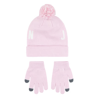 Youth HBR Pom Beanie & Glove Set