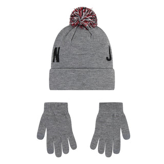 Youth HBR Pom Beanie & Glove Set