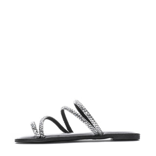 Kianni crystal-embellished sandals Schwarz