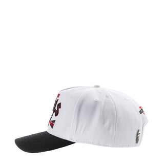 Bulls City Tour Pinch Front Curved Brim 2-Tone Snapback