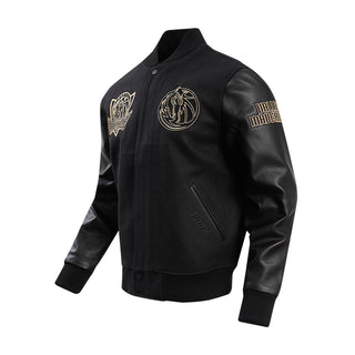 Marvericks Black Gold Varsity Jacket - Mens