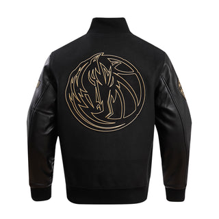 Marvericks Black Gold Varsity Jacket - Mens