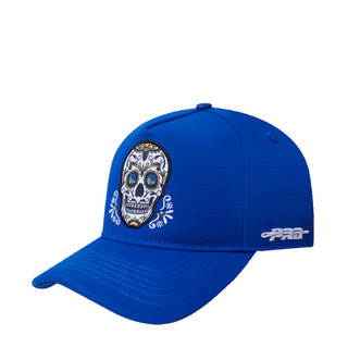 Warriors Sugar Skull Wool Blend Pinch Front Snapback