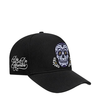 Lakers Sugar Skull Wool Blend Pinch Front Snapback