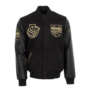 Kings Black Gold Varsity Jacket - Mens