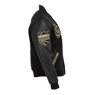 Kings Black Gold Varsity Jacket - Mens