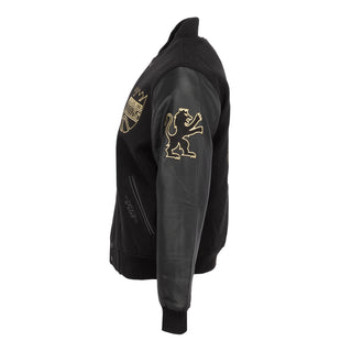 Kings Black Gold Varsity Jacket - Mens