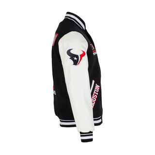 Texans Split Logo Varsity Jacket - Mens