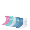 6 Pack X-Small Ruffle Ankle Sock