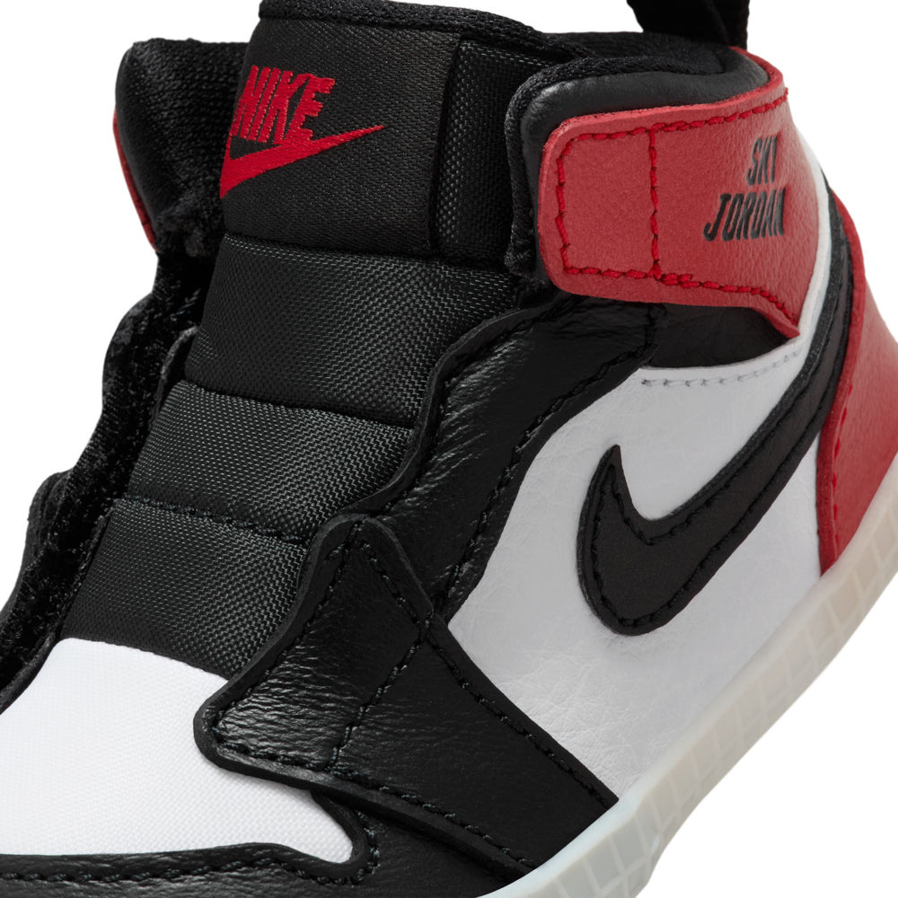 Jordan Aj 1 High Infant 02.0 Black Varsity Red White WSS