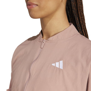 Essentials 3-Stripe Woven Bomber Jacket - Womens