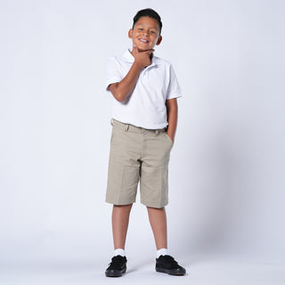 Flex Waist Flat Front Short - Youth