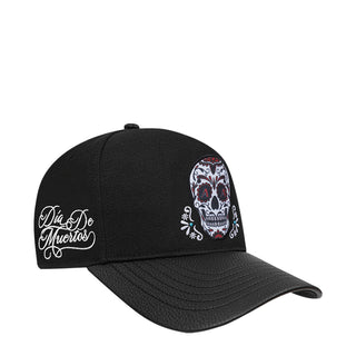 Diamondbacks Sugar Skull Wool Blend Pinch Front Strapback