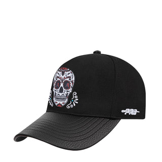 Diamondbacks Sugar Skull Wool Blend Pinch Front Strapback