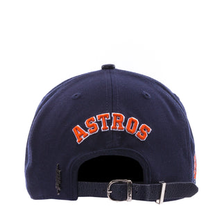 Astros Script Tail Wool Strapback