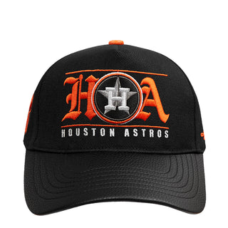 Astros Loyalty Triple Front Pinch Front Strapback