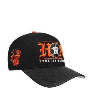 Astros Loyalty Triple Front Pinch Front Strapback