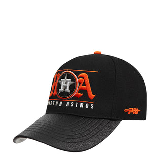 Astros Loyalty Triple Front Pinch Front Strapback