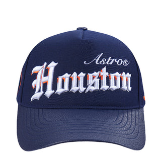 Astros Greetings Wool Blend Pro Pinch Strapback