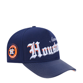 Astros Greetings Wool Blend Pro Pinch Strapback