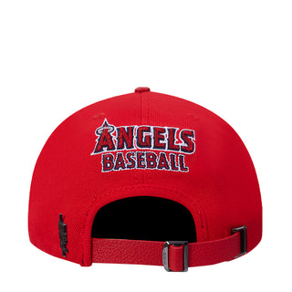 Angels Sugar Skull Wool Blend Pinch Front Strapback