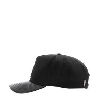 Dodgers Blackout Pinch Front Strapback