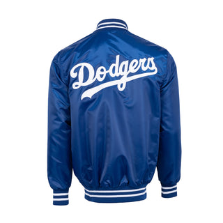 Dodgers Patch Satin Varsity Jacket Man - Mens