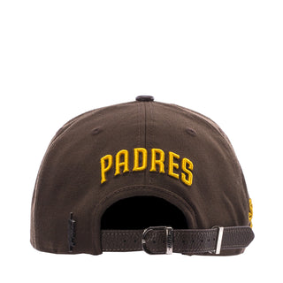 Padres Script Tail Wool Strapback