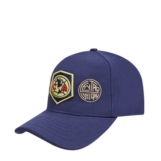 Club America Premium Multi-Logo Pinch Front Snapback